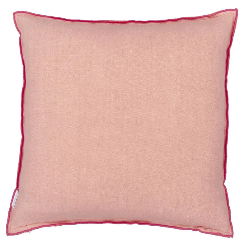 Kissen BRERA LINO HIBISCUS & PEACH, 43 x 43 cm