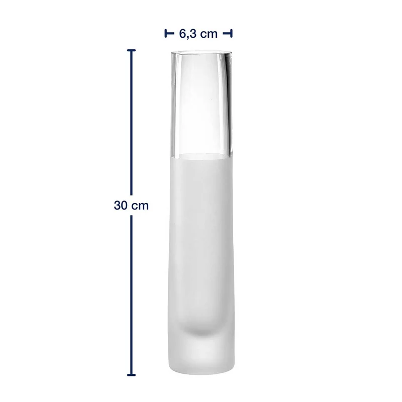 Solifleurvase NOVARA 30 cm satiniert