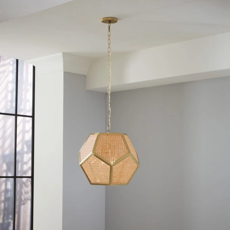 Hängeleuchte aus Messing 'BELLPORT PENDANT' gold