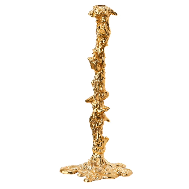 Kerzenleuchter DRIP XXL Candle Holder in gold, H50 cm