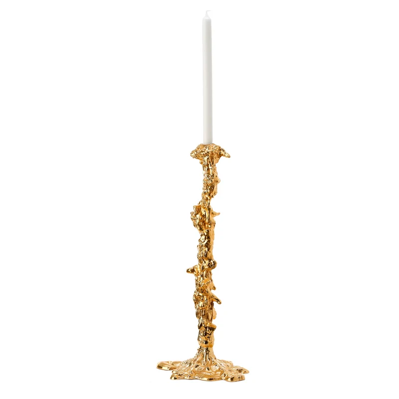 Kerzenleuchter DRIP XXL Candle Holder in gold, H50 cm
