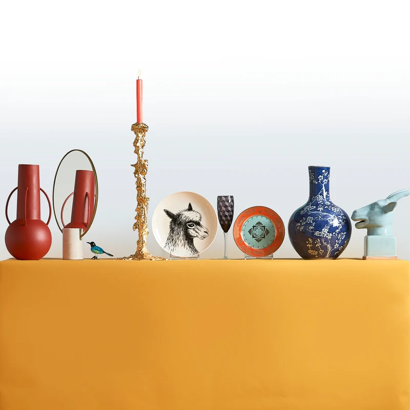 Kerzenleuchter DRIP XXL Candle Holder in gold, H50 cm