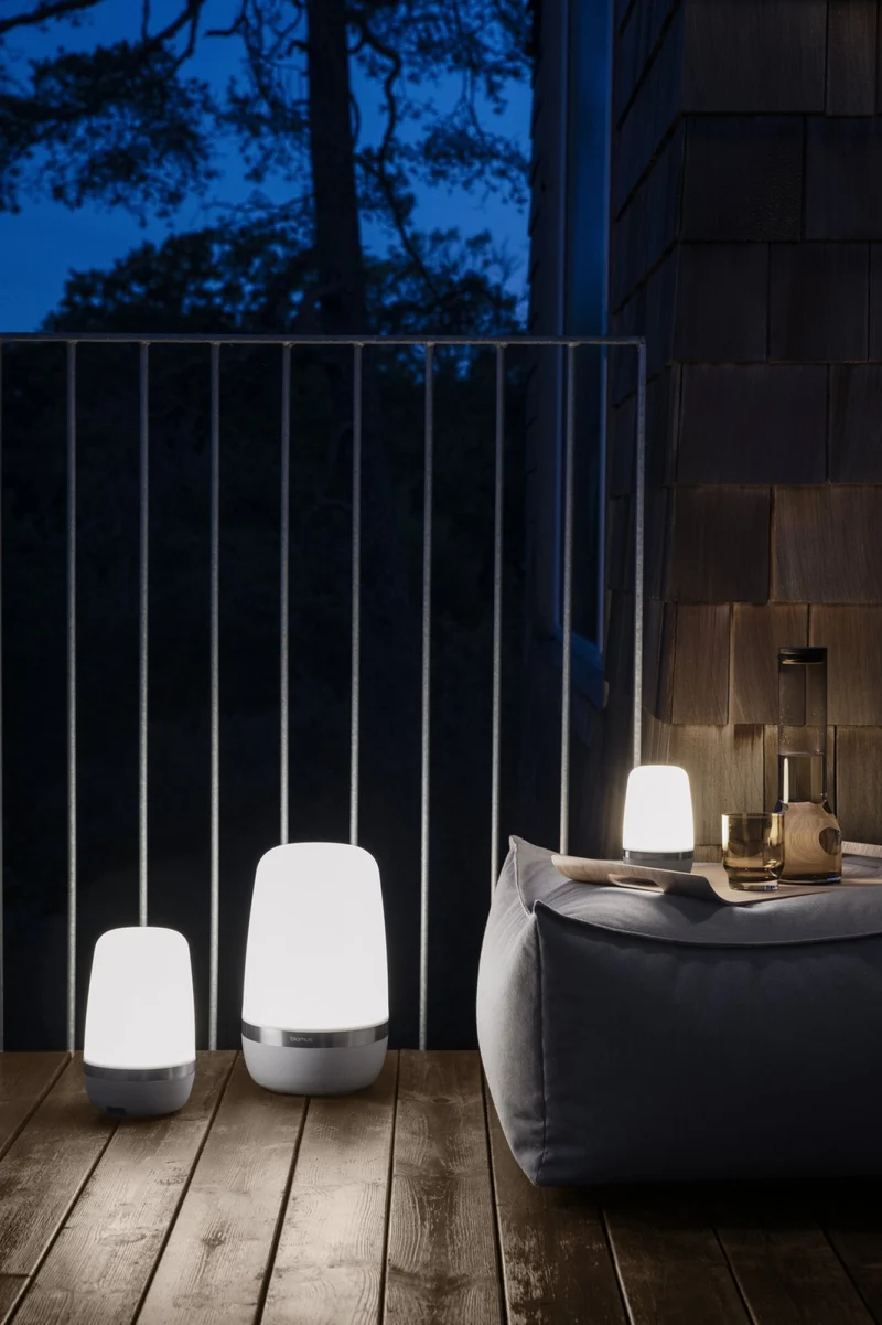Blomus LED Outdoorleuchte Spirit Warm Gray XL