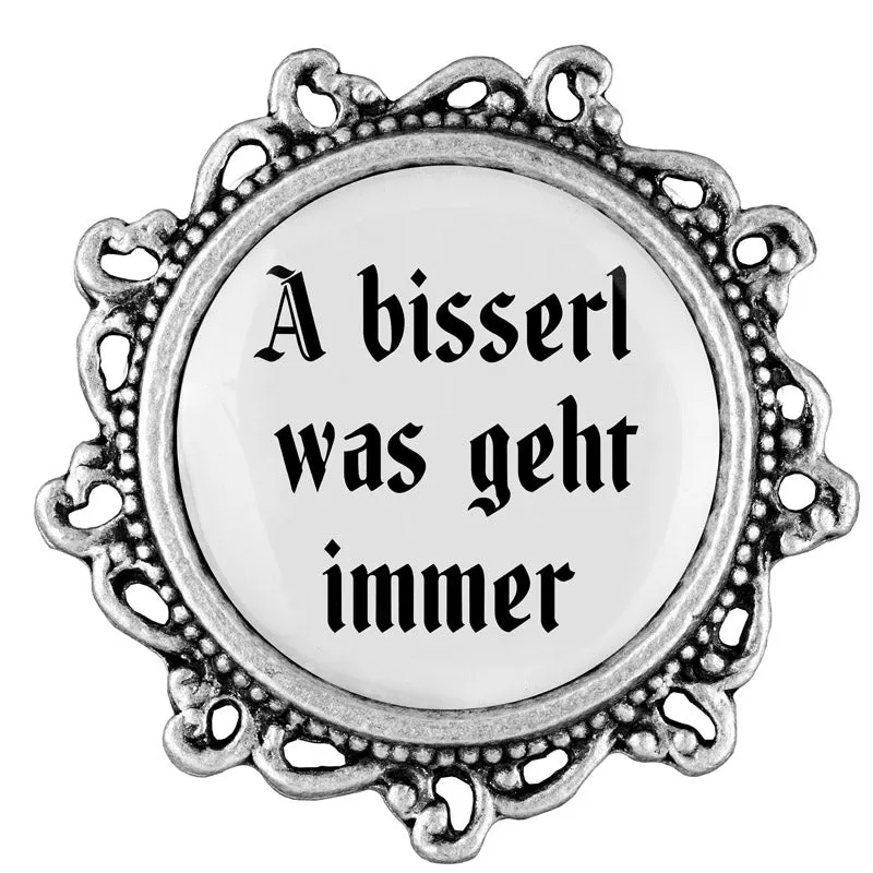 A bisserl was geht immer 20mm // verziert