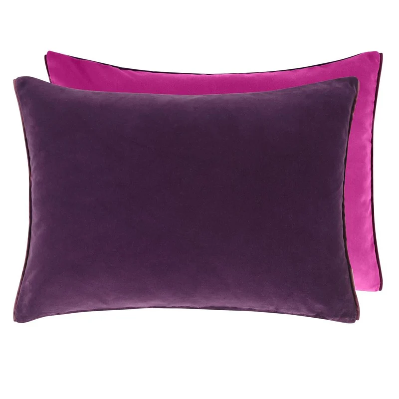 Kissen CASSIA AUBERGINE & MAGENTA, 60 x 45 cm