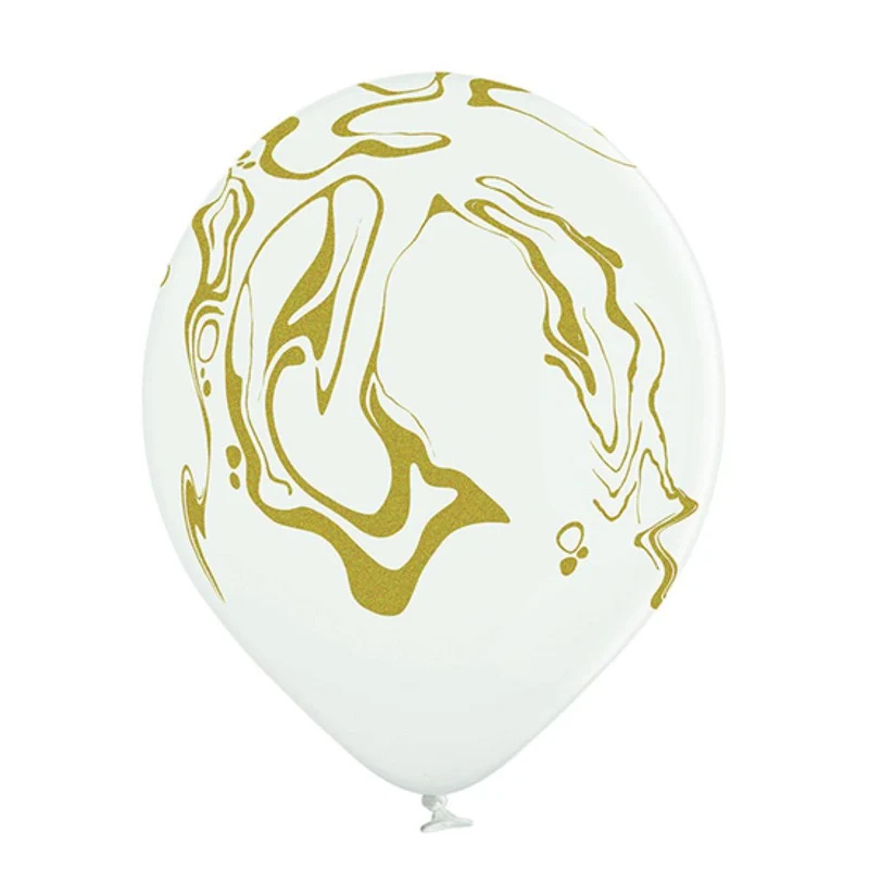 Luftballon Ø30cm "Marble" | 6 Stk.