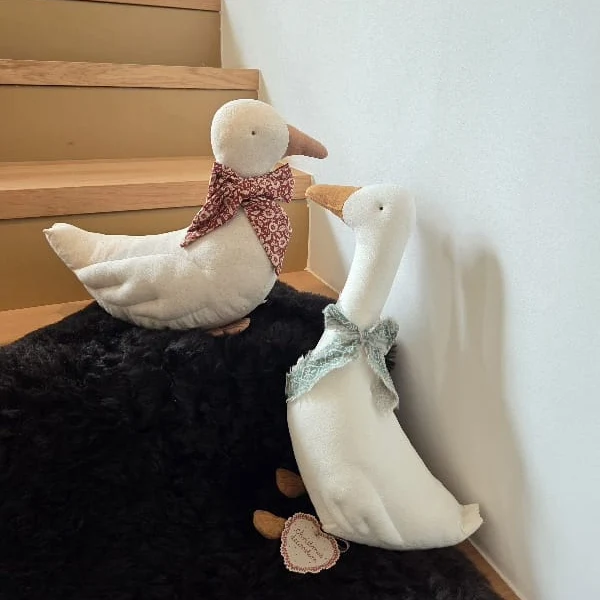 Maileg GANS weiß ca. 40 cm Stofftier Weihnachtsgans Landhausdeko