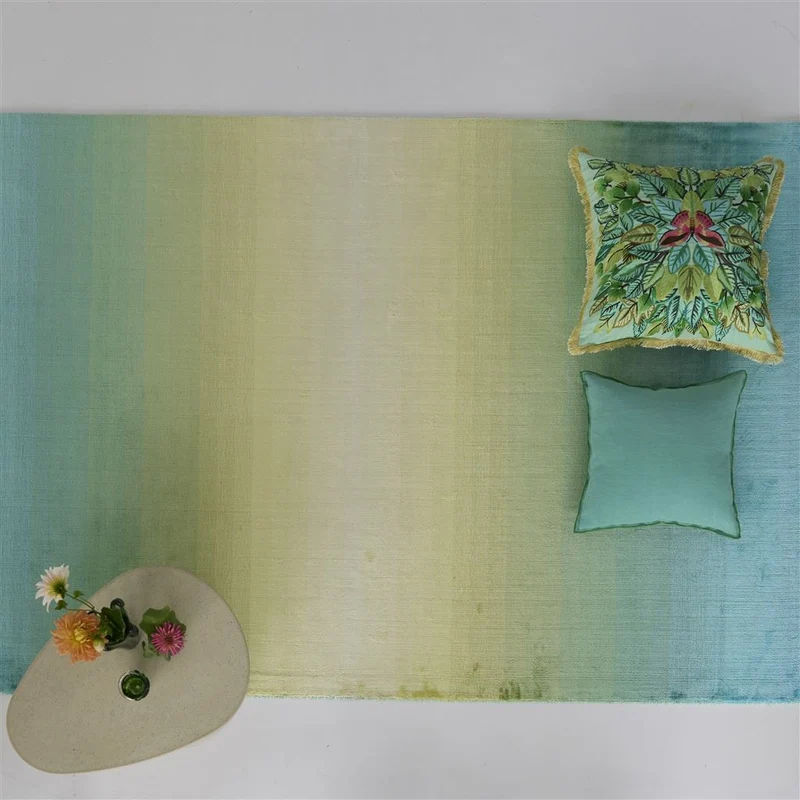 Kissen CELASTRINA EMBROIDERED TURQUOISE, 55 x 55 cm