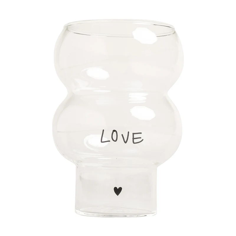 Eulenschnitt Double Bubble Glas Love