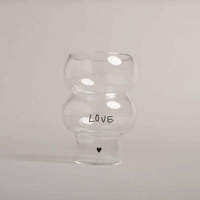 Eulenschnitt Double Bubble Glas Love