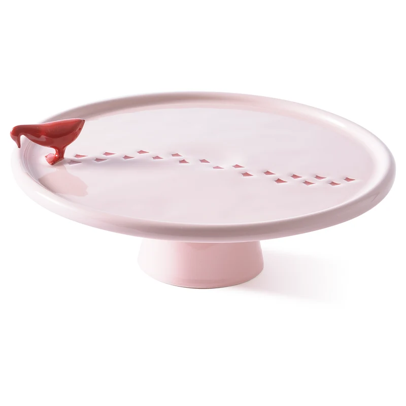 Kuchenplatte WALKING DUCK Plate hellrosa