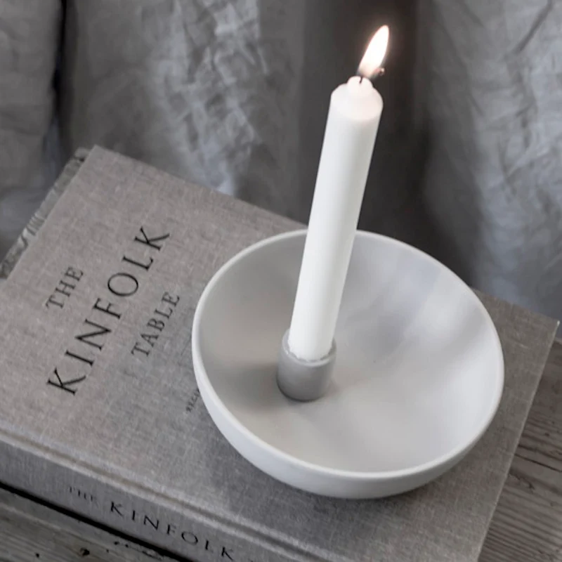 Storefactory LIDATORP Kerzenhalter light grey S