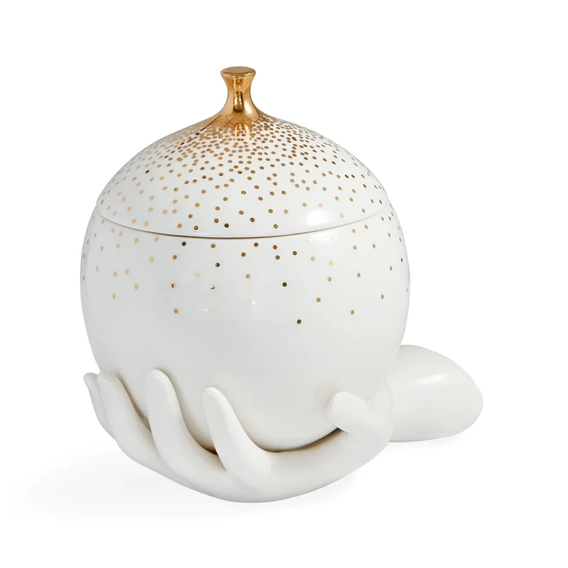 Box GILDED EVE in weiß, gold von Jonathan Adler