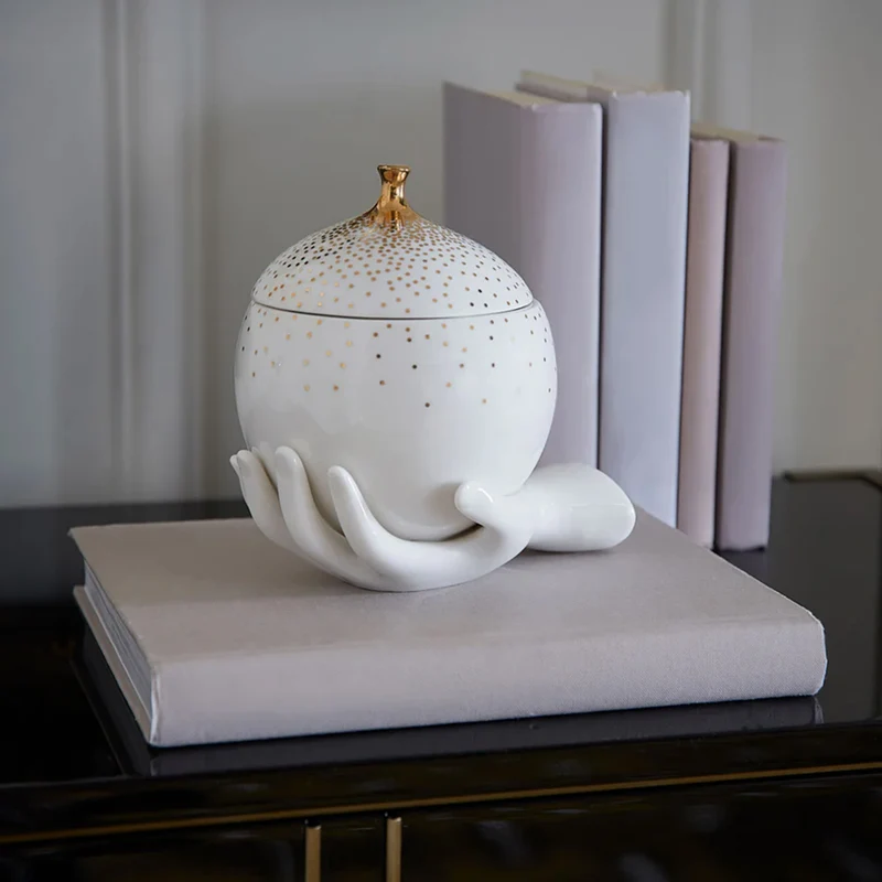 Box GILDED EVE in weiß, gold von Jonathan Adler