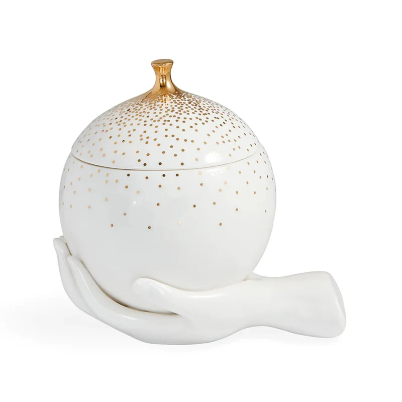 Box GILDED EVE in weiß, gold von Jonathan Adler