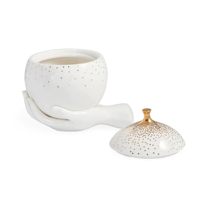 Box GILDED EVE in weiß, gold von Jonathan Adler