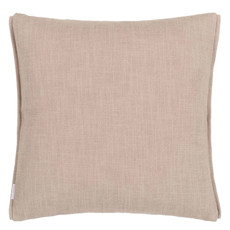 Kissen VELLUTO EMERALD, Velvet + Leinen, 50 x 50 cm