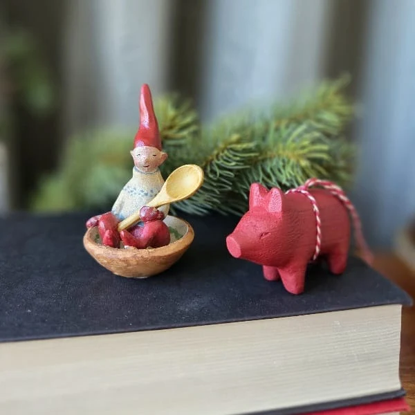 Maileg PETIT NOEL No. 24 ca. 8,5 cm Wichtel Weihnachtsdekoration | Sammlerstück