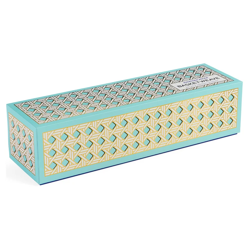 Trinkgläser 4er-Set 'BASKETWEAVE GLASSWARE SET' gold
