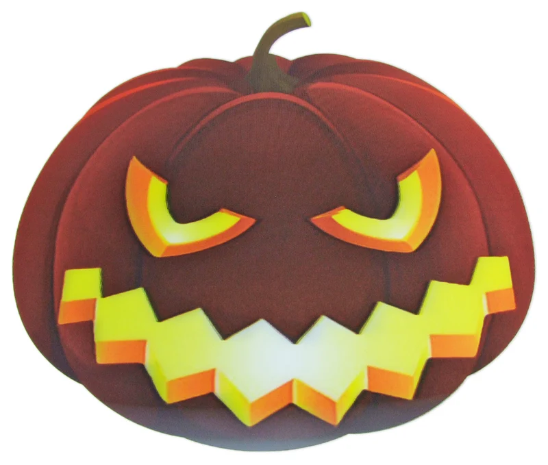 Gruseliger Kürbis 3D Effektbild zu Halloween
