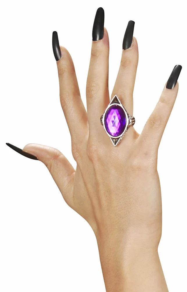 Gothik Damen Ring Lila