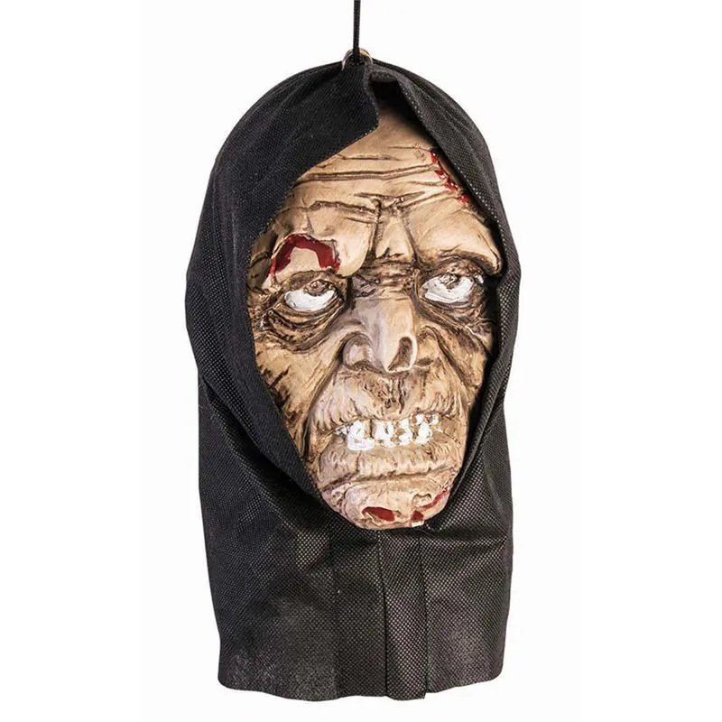 Hängefigur Zombie Kopf Halloween Dekoration