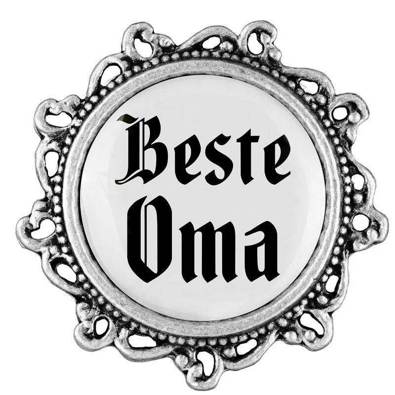 Beste Oma 20mm // verziert