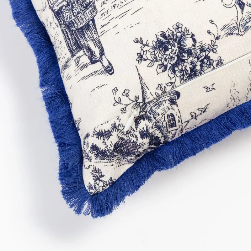 Kissen Hybrid ARGIA blau 50x35cm