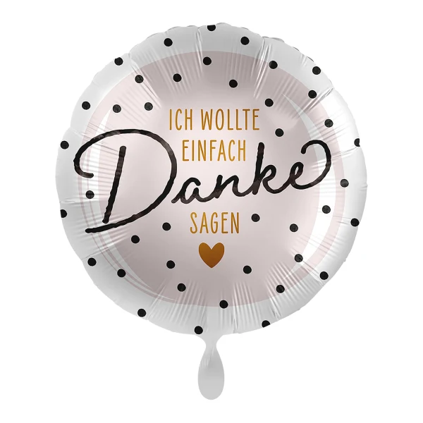 18"/Ø43cm Folienballon "Danke"