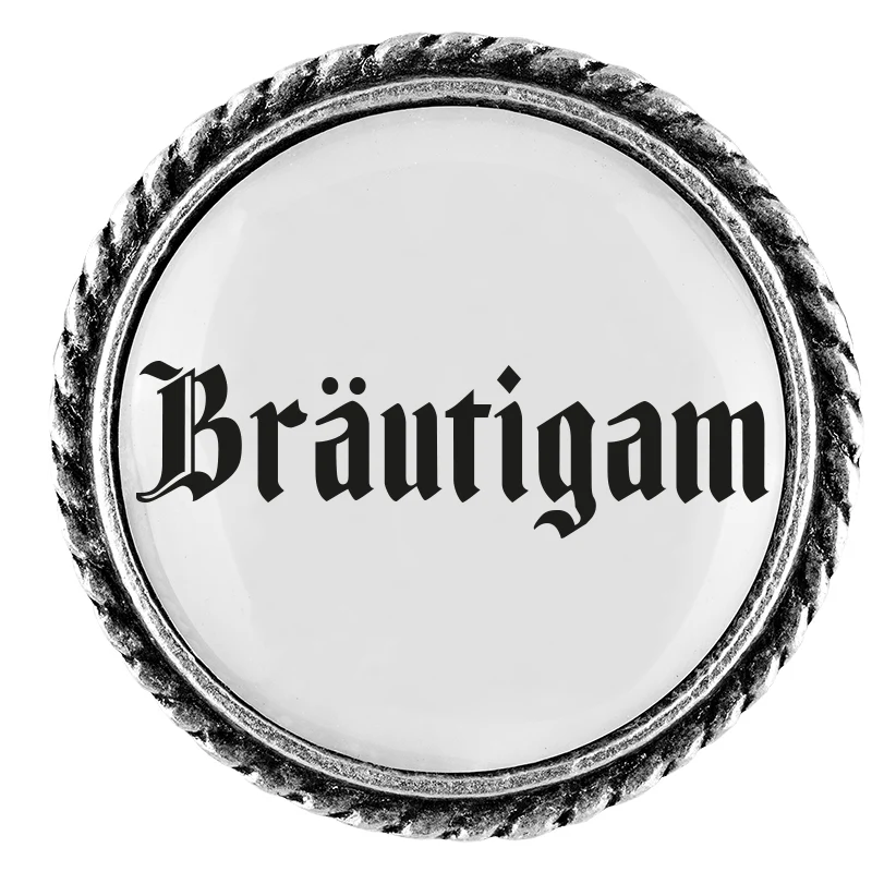 Bräutigam 25mm // schlicht