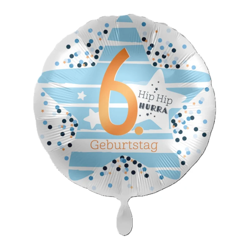18"/Ø43cm Folienballon "Hip Hip Hurra" #6