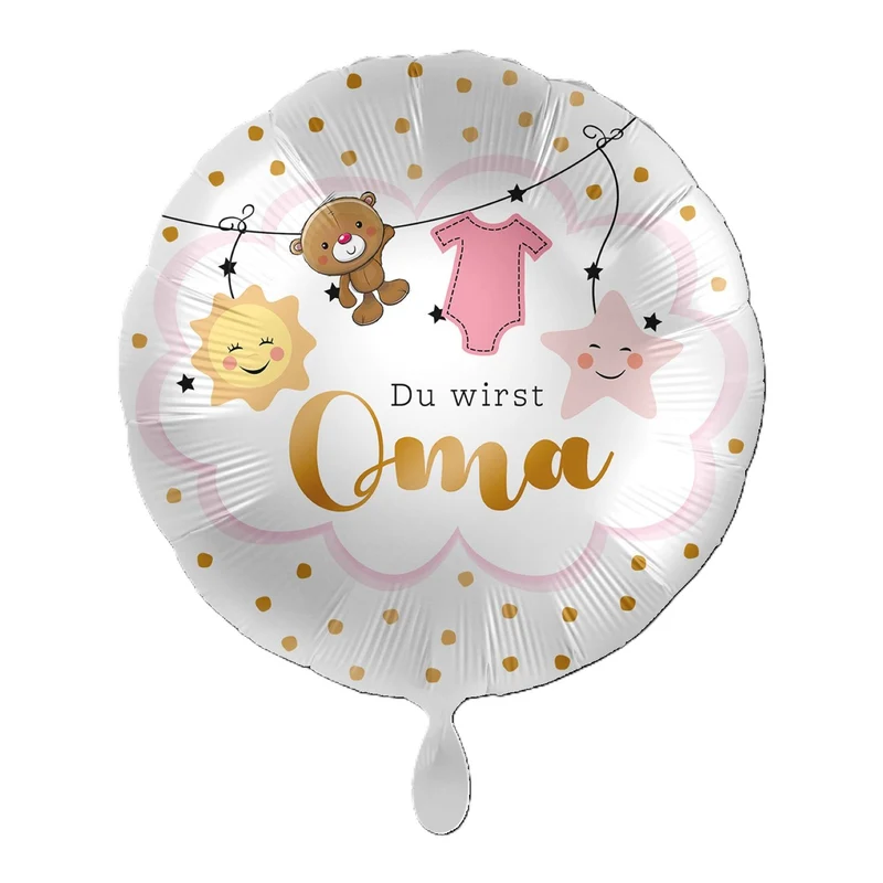 18"/Ø43cm Folienballon "Du wirst Oma"