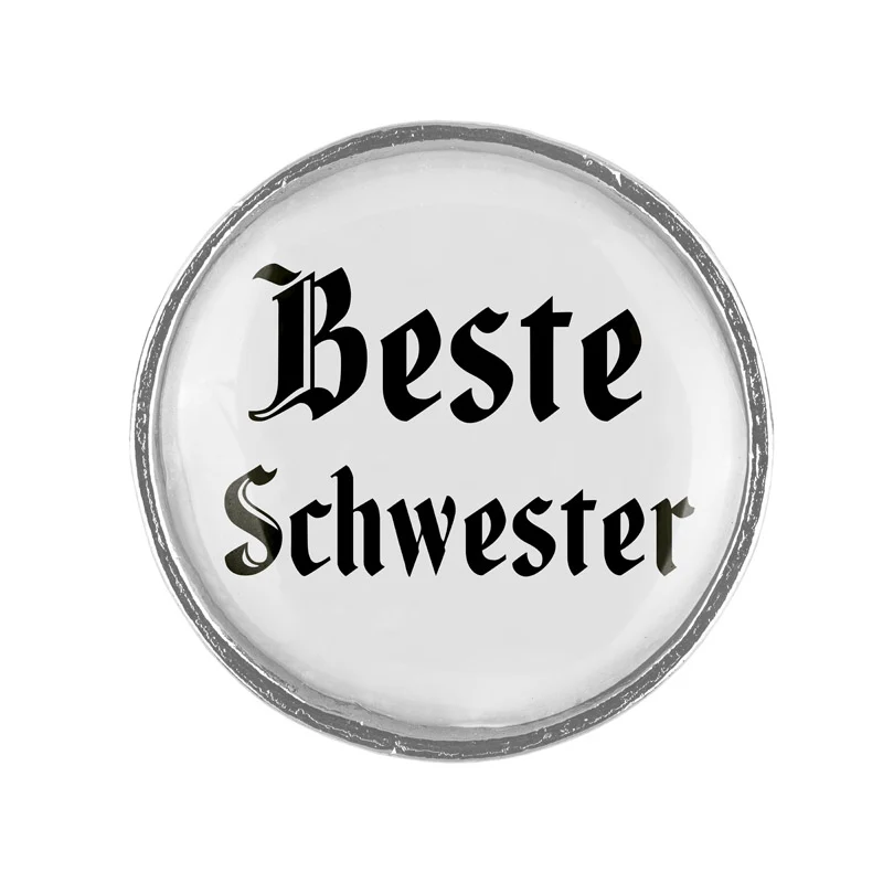 Beste Schwester 20mm // schlicht