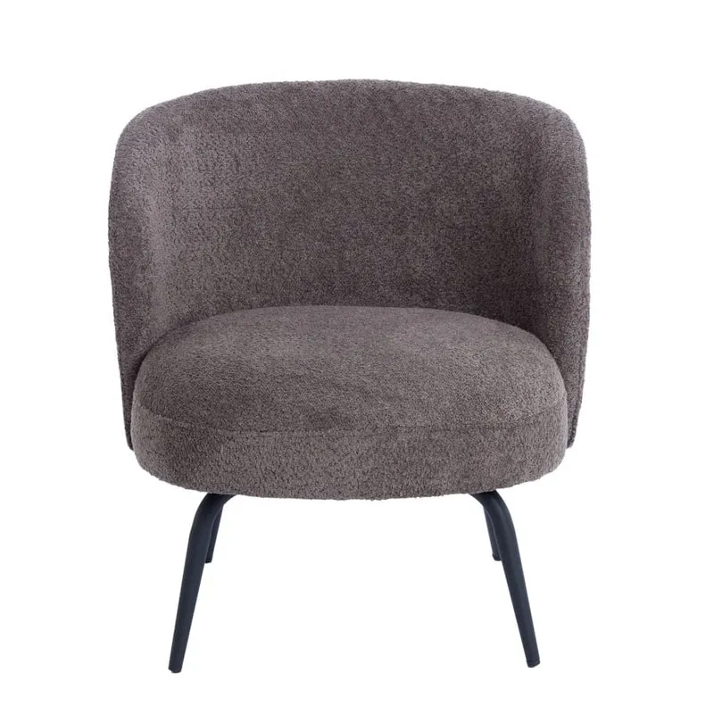 Sessel DIEYDA braun schwarz 67x68x72cm