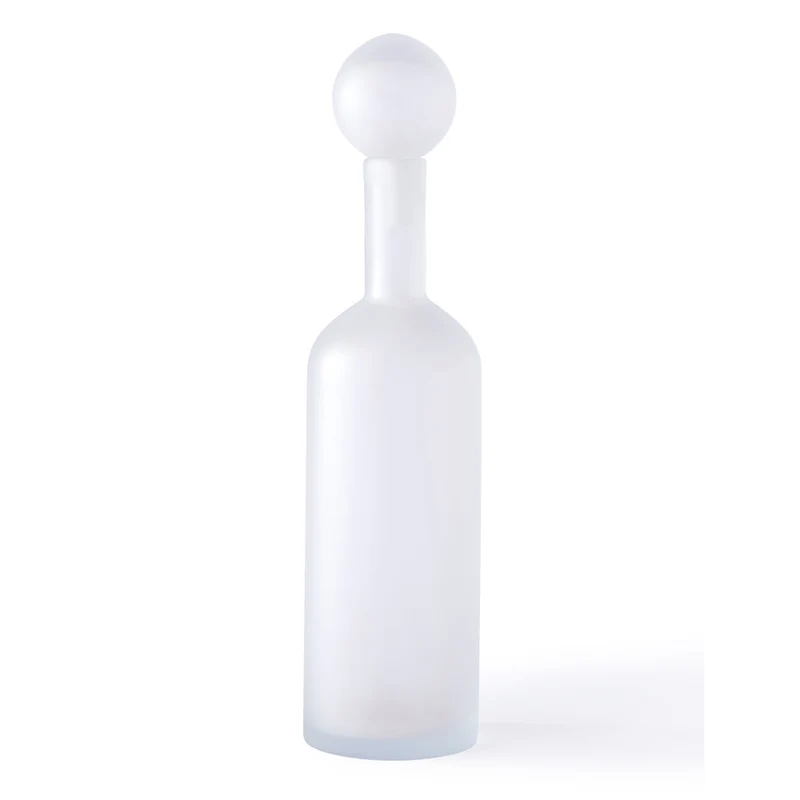 Deko Glasflaschen BUBBLES AND BOTTLES matt