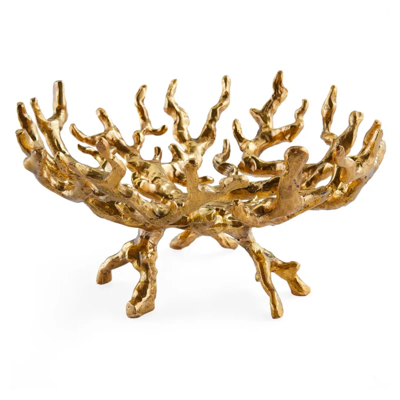 BRASS CORAL Obstschale