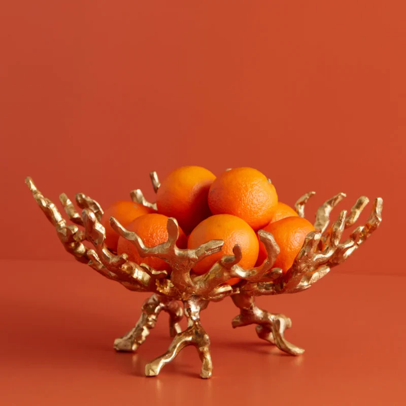 BRASS CORAL Obstschale