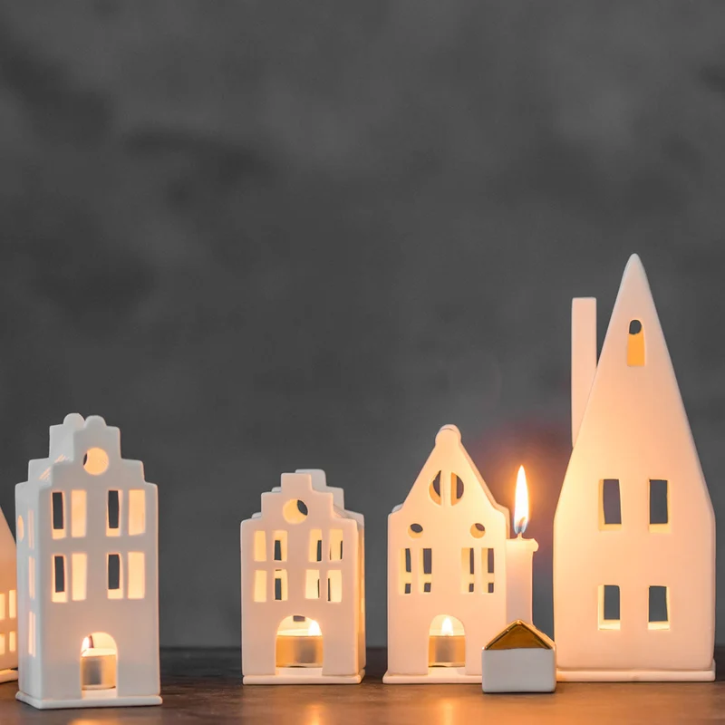 Räder ZUHAUSE Mini Lichthäuser Stadthaus