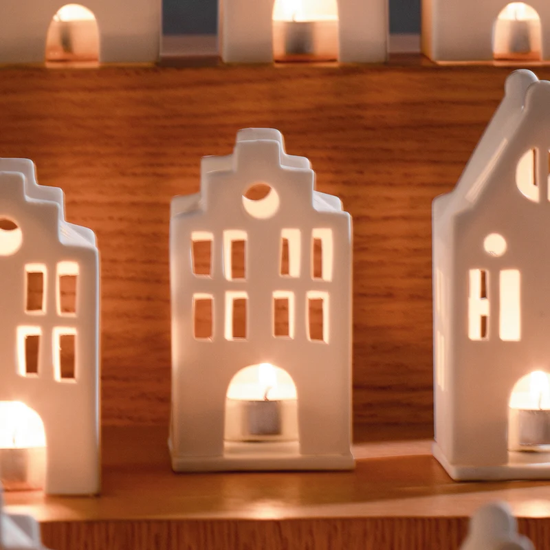 Räder ZUHAUSE Mini Lichthäuser Stadthaus