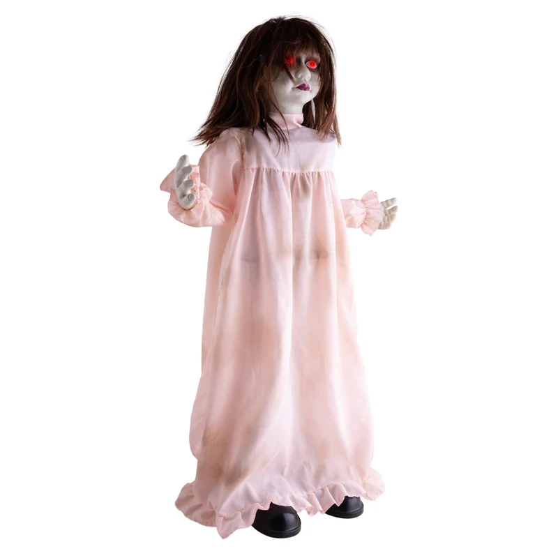 Halloween Figur "Peek a boo Geister Mädchen" Animiert | 90 cm