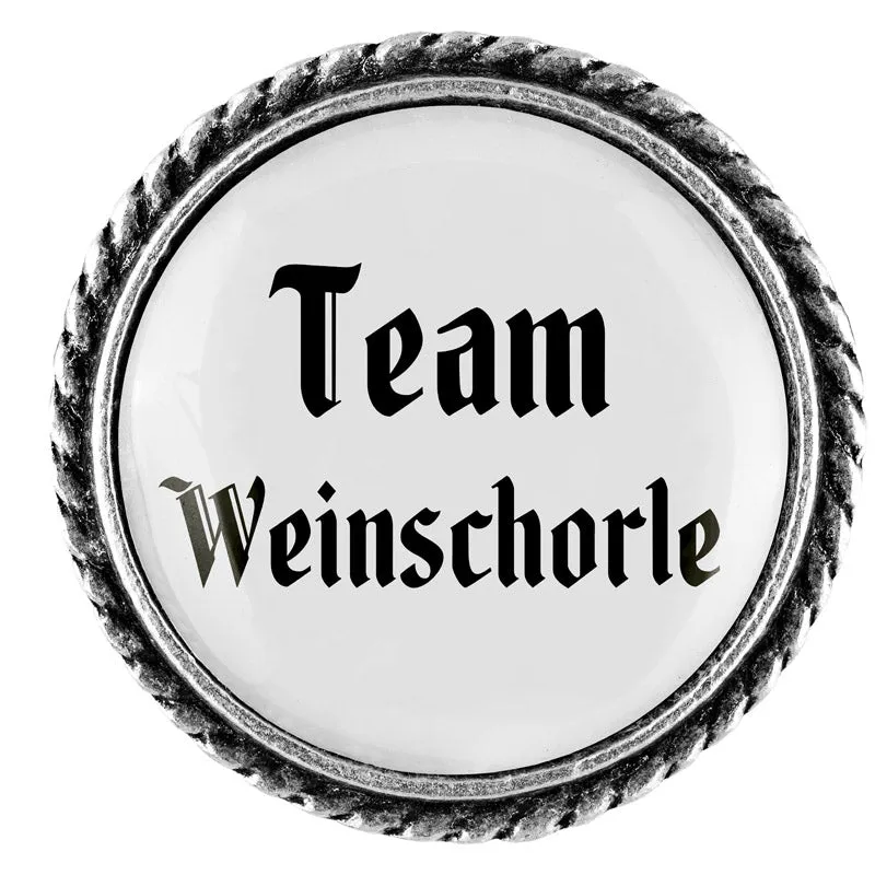 Team Weinschorle 25mm // schlicht