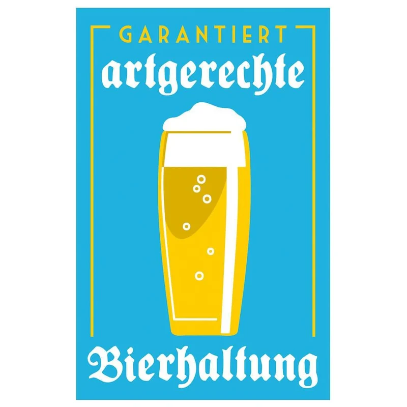 Aufkleber "Artgerechte Bierhaltung"