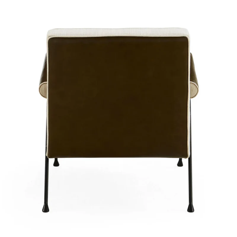 Stuhl BELMONDO ledergepolstert braun