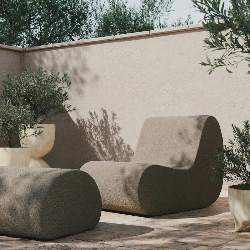 Sessel Rouli Center Module Pure Bouclé Outdoor - fermLIVING