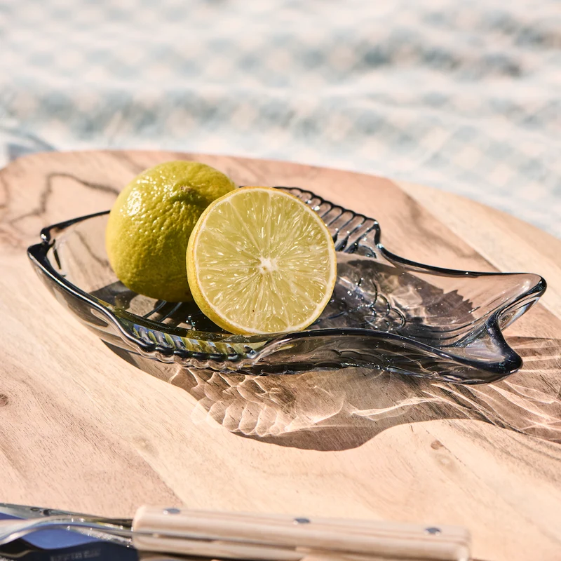 Ib Laursen Glasplatte Fisch klein