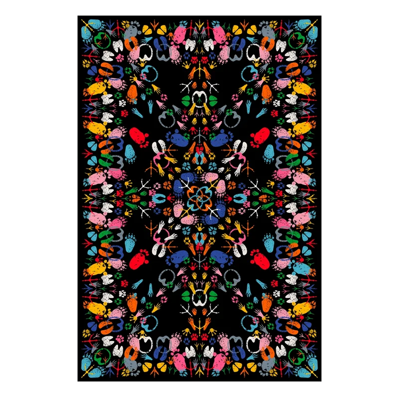 Teppich "Let's Dance Animal Traces Dark" 200 x 300 cm