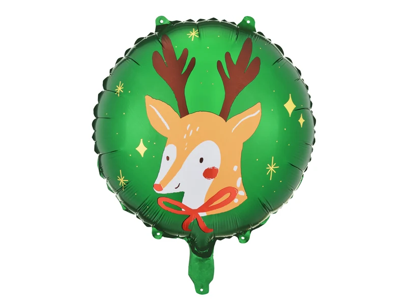 18"/Ø45cm Folienballon "Rentier" | Grün