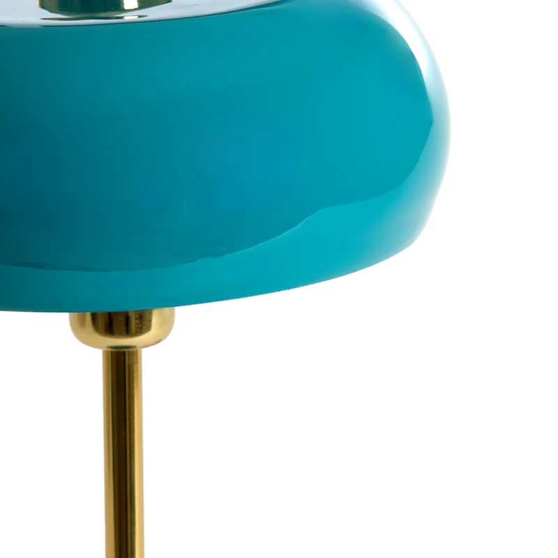 Tischleuchte SURIN in emerald/gold Ø26x47 cm