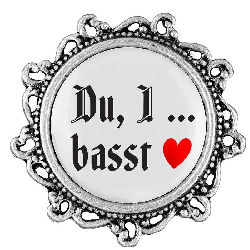Du, i, basst 20mm // verziert