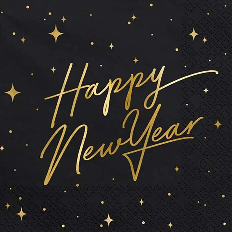 Servietten "Happy New Year" 20Stk/33x33cm